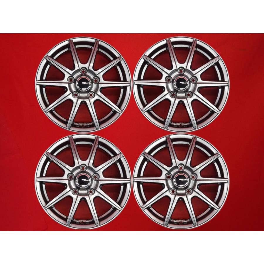 V EMOTION 8スポーク 中古ホイール 4本 6J 15インチ PCD114.3 5穴 +52