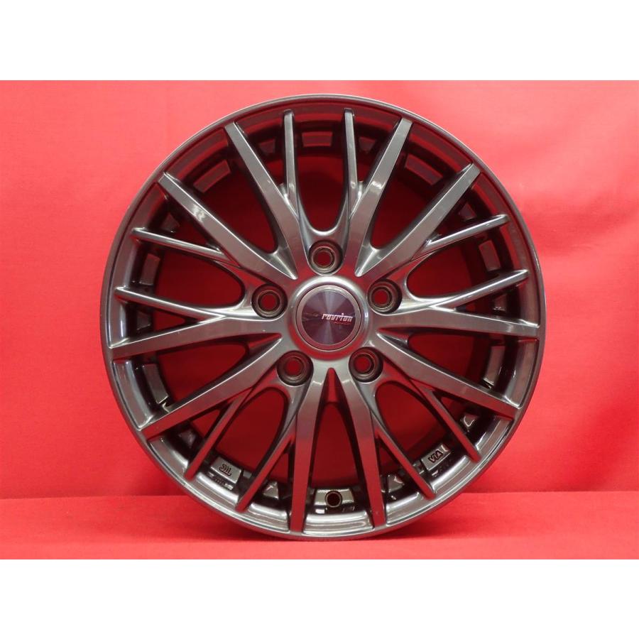 RAVRION RM01 中古ホイール 4本 6J 15インチ PCD114.3 5穴 +53 ハブ73