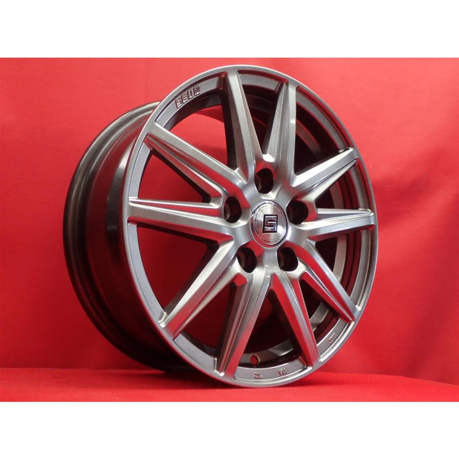 SEIN ザイン SS 中古ホイール 4本 6J 15インチ PCD114.3 5穴 +45 ハブ
