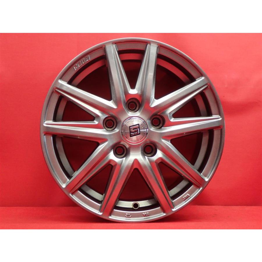 SEIN ザイン SS 中古ホイール 4本 6J 15インチ PCD114.3 5穴 +45 ハブ