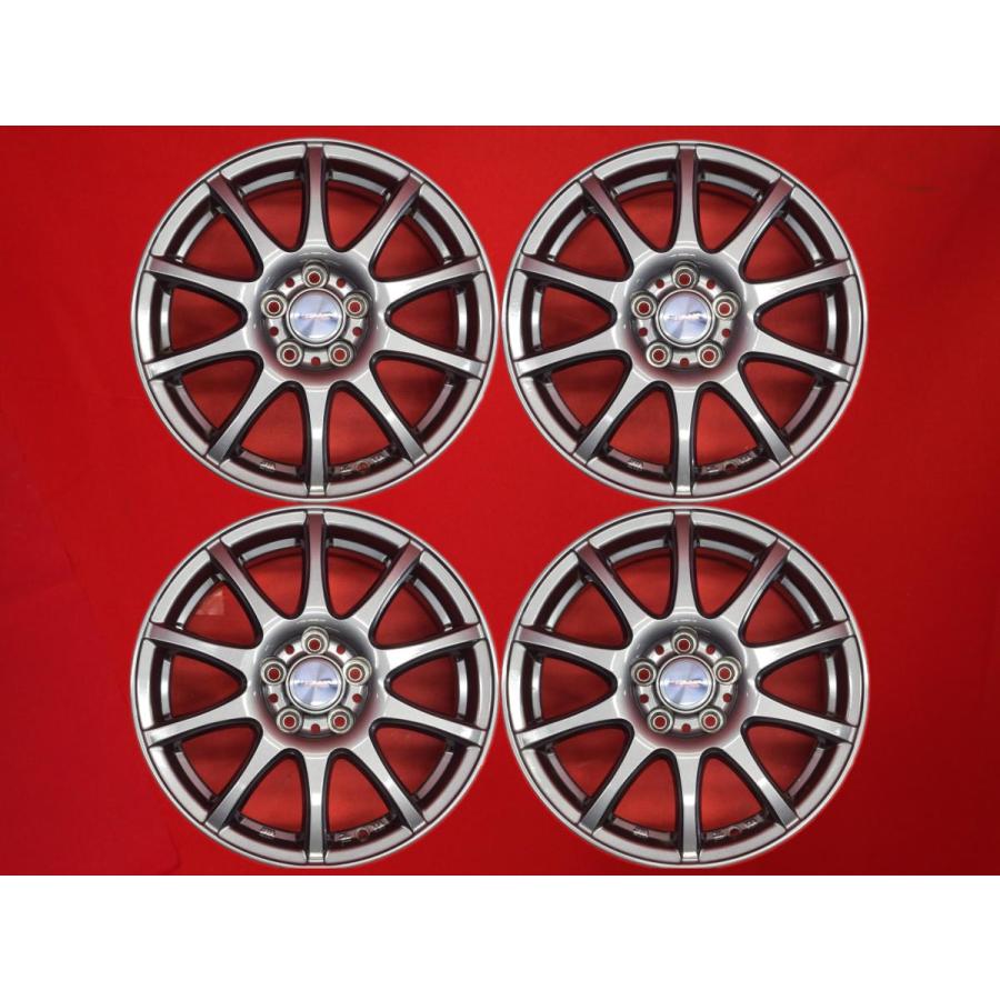 ヴェルヴァ VELVA CHAGE 中古ホイール 4本 6J 15インチ PCD100 5