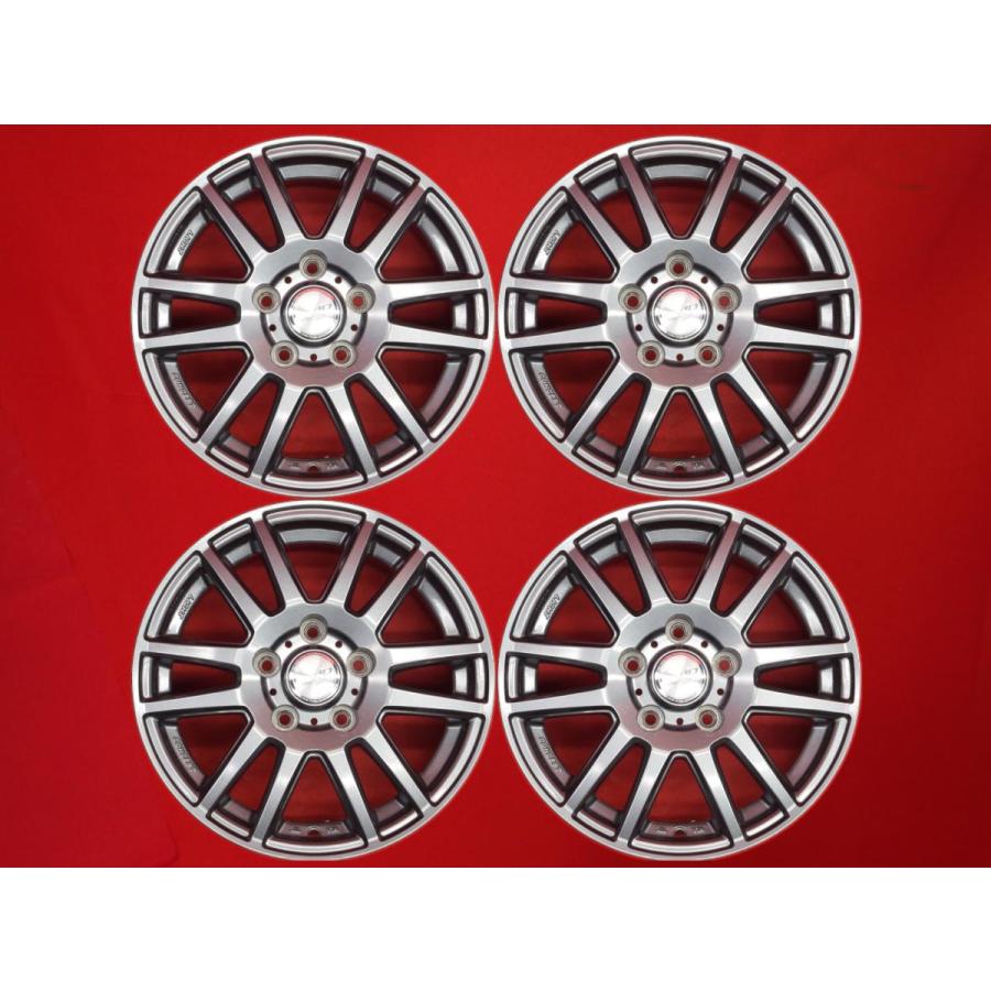 Devotion 6Wスポーク 中古ホイール 4本 6J 15インチ PCD114.3 5穴 +45