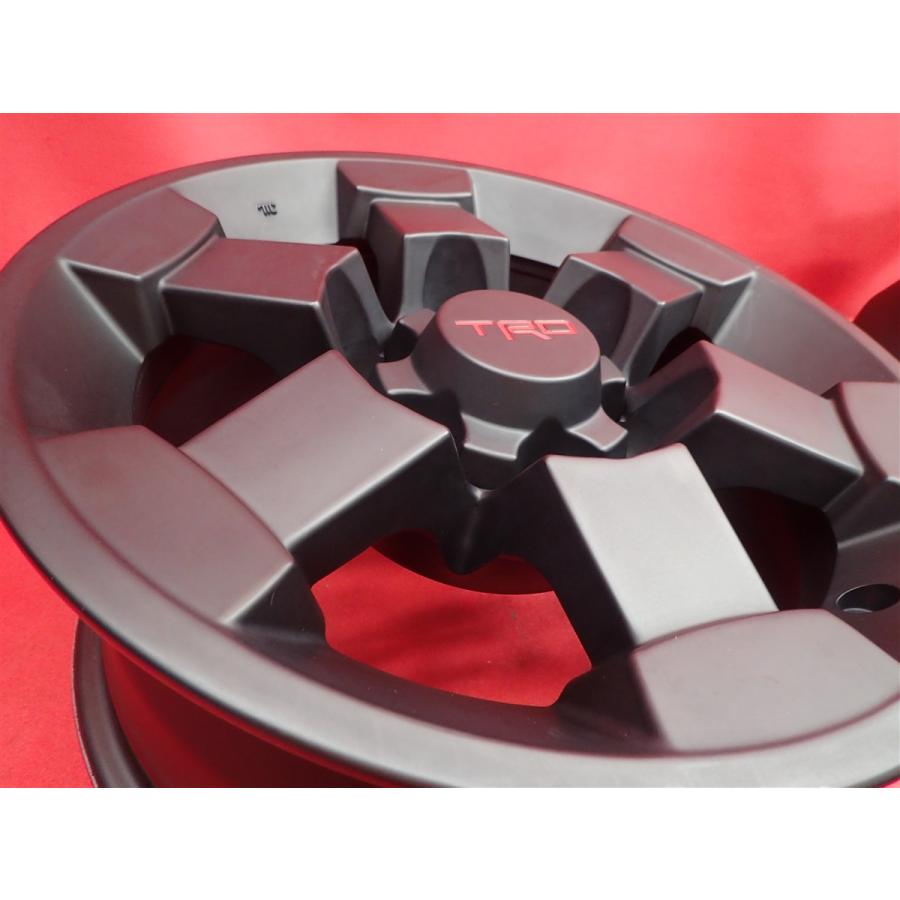 【USトヨタ TRD純正 16インチタイヤホイール4本セット】 USトヨタ純正 TRD Pro 16インチホイール グロスブラック 4本