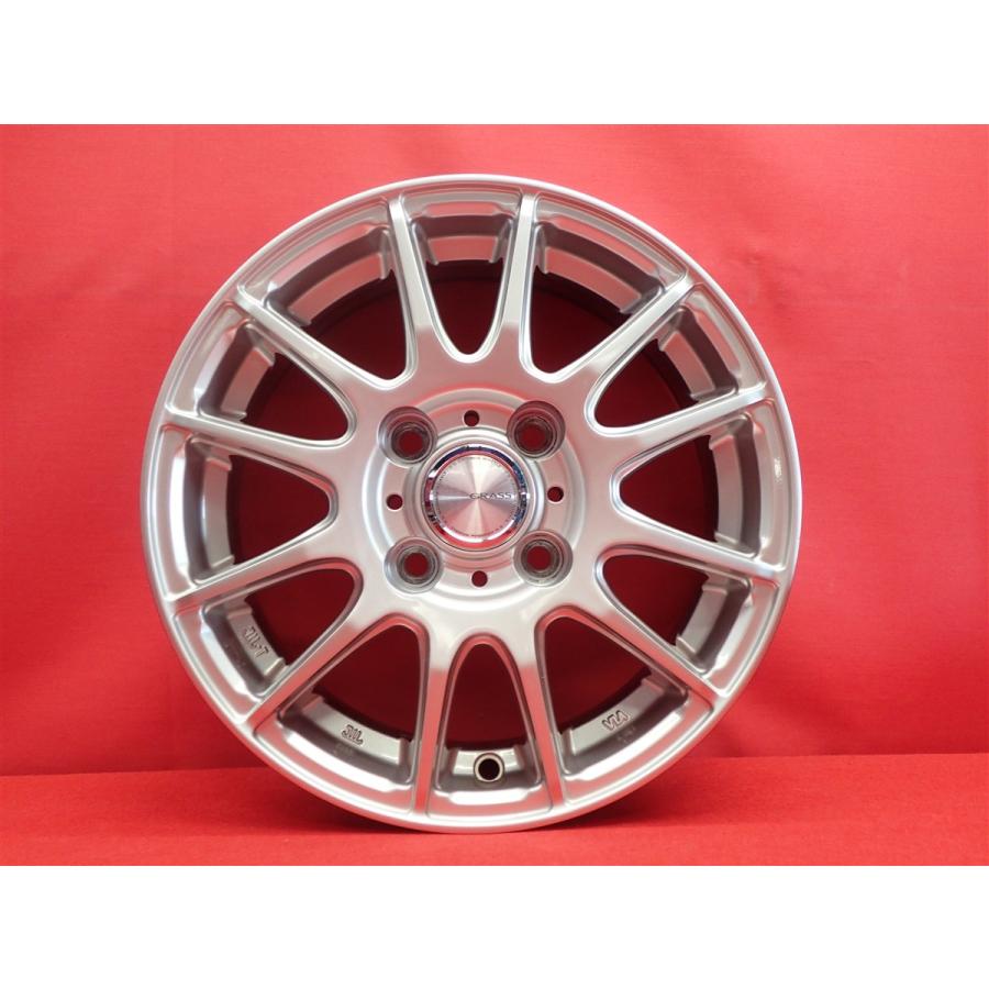 GRASS SC 中古ホイール 4本 5J 13インチ PCD100 4穴 +35 ハブ67 プロ