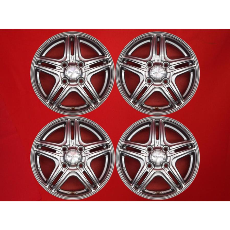 WAREN ヴァーレン WR5 中古ホイール 4本 4J 13インチ PCD100 4穴 +43 