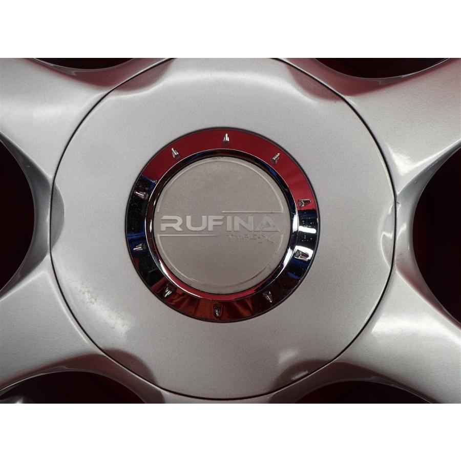 RUFINA TYPE-X 中古ホイール 4本 5J 13インチ PCD100/114.3 4穴 +35