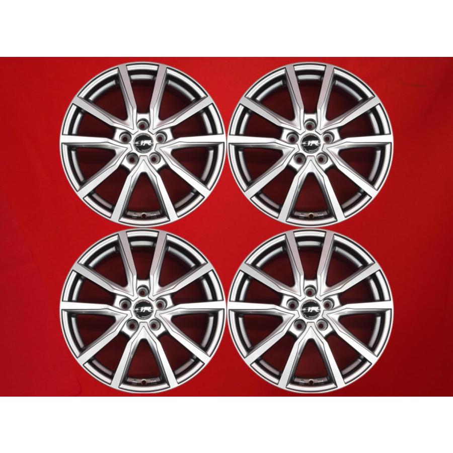 SR 中古ホイール 4本 6.5J 16インチ PCD100 5穴 +48 ハブ67 プリウス