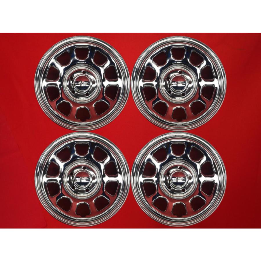 MLJ DAYTONA SS 中古ホイール 4本 7J 16インチ PCD114.3 5穴 +35 ハブ