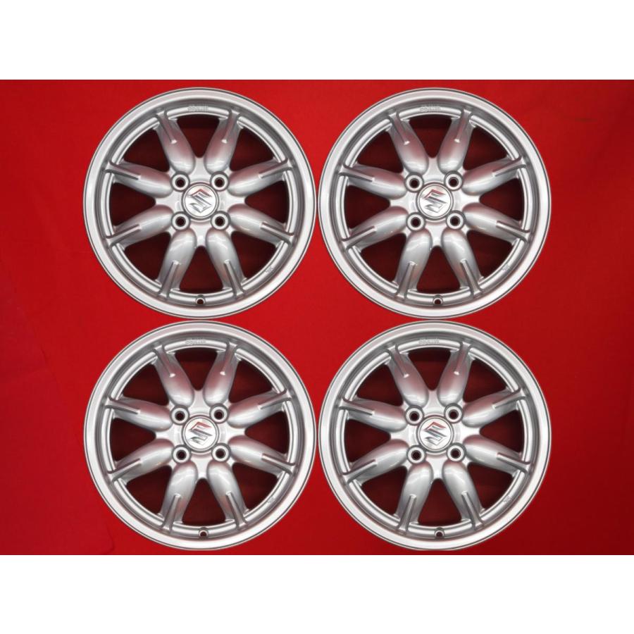 ENKEI製 軽量 SUZUKI スズキ アルト HA36S X 純正 中古ホイール 4本