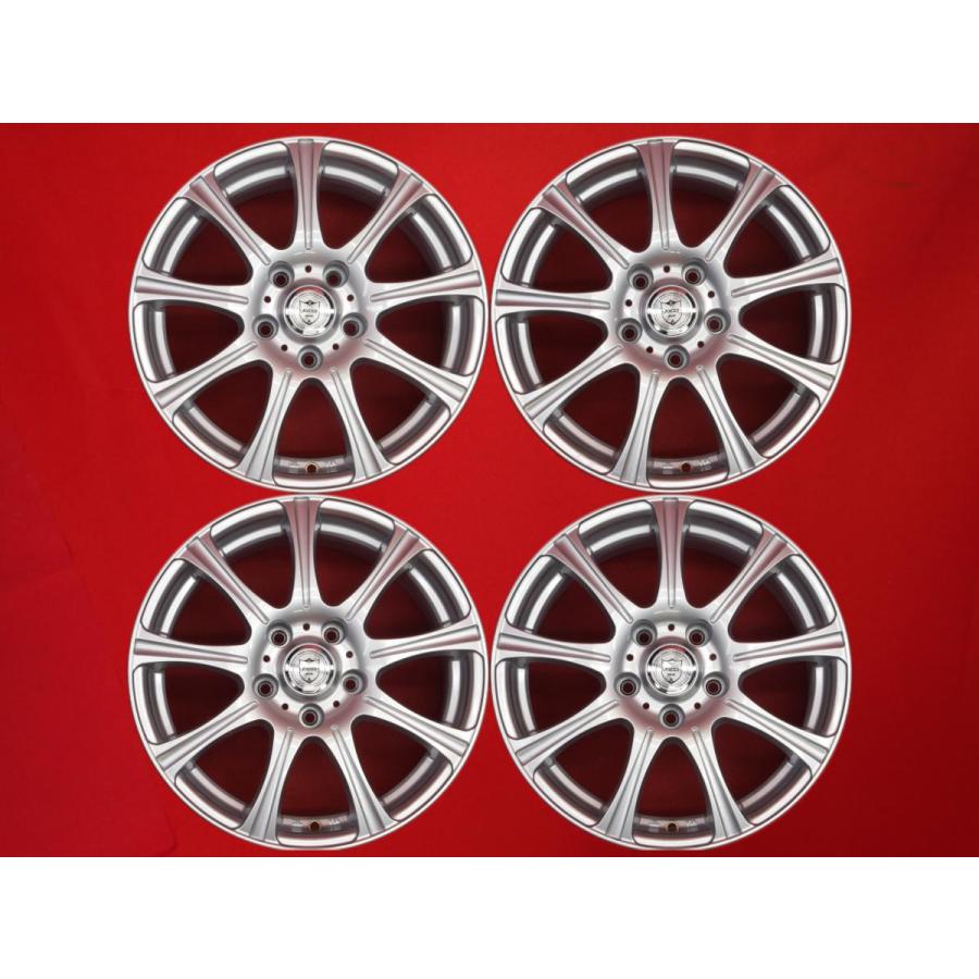 Joker ルーク 中古ホイール 4本 6.5J 16インチ PCD114.3 5穴 +40 ハブ 