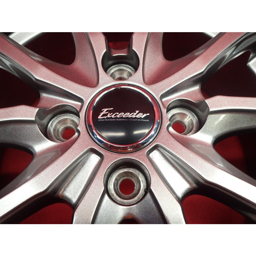 Exceeder エクシーダー E07 中古ホイール 4本 5.5J 14インチ PCD100 4