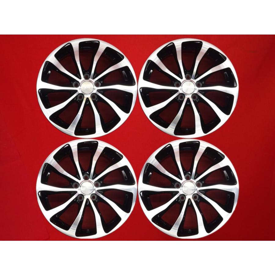 バルミナ BALMINUM TR10 中古ホイール 4本 6.5J 16インチ PCD100 5穴 +