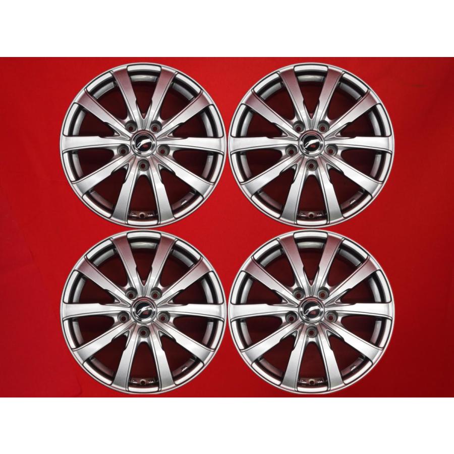 Fang 5スポーク 中古ホイール 4本 6.5J 16インチ PCD114.3 5穴 +40
