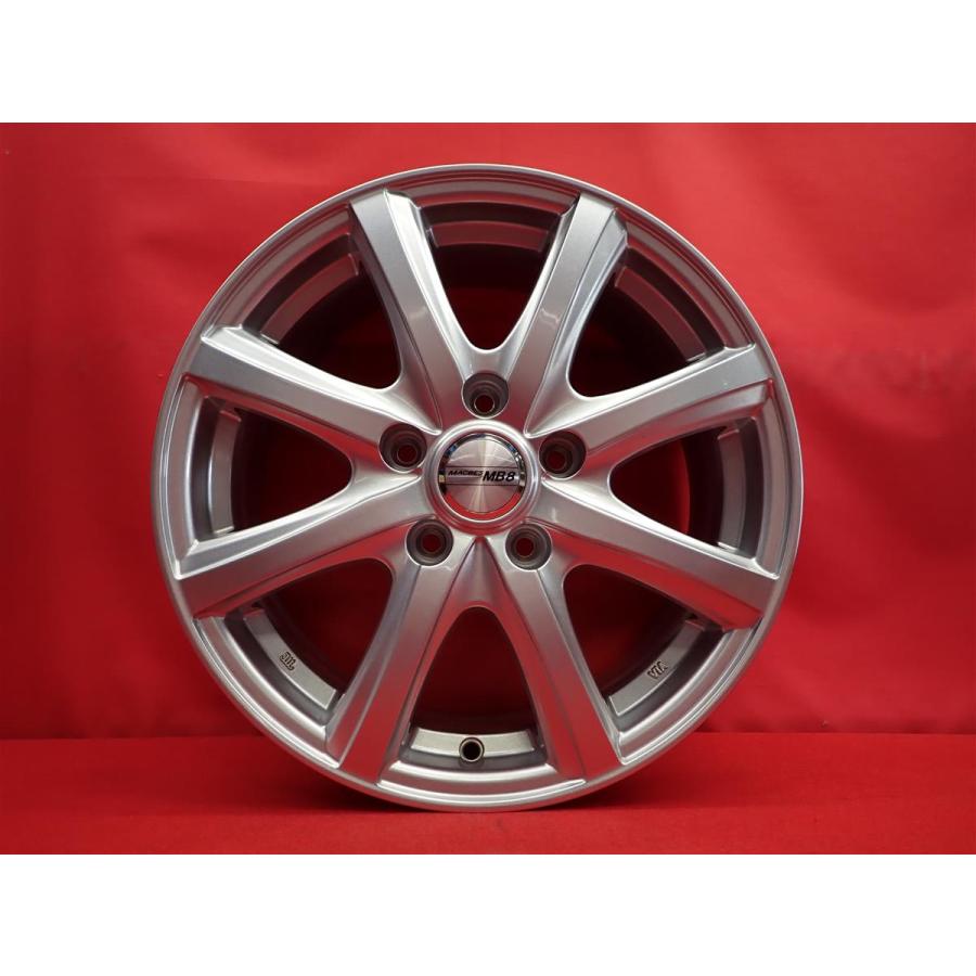 MACBES マクベス MB8 エムビーエイト 中古ホイール 4本 6.5J 16インチ
