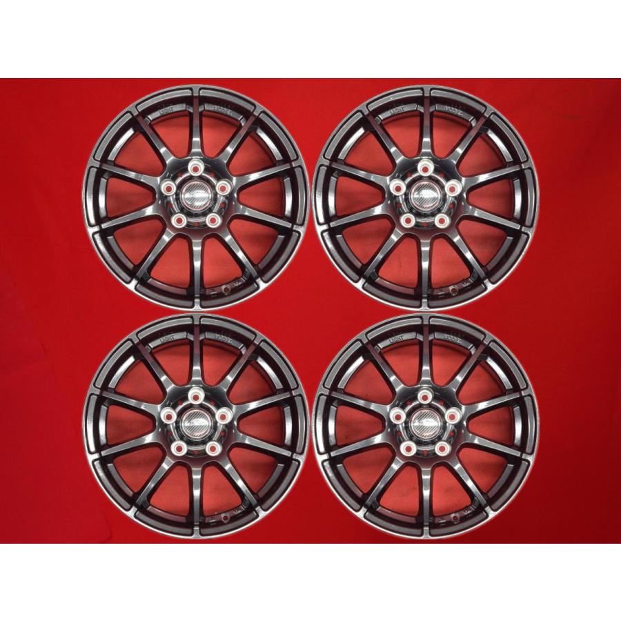 1本7.3kg シュナイダー StaG スタッグ 中古ホイール 4本 6.5J 16インチ
