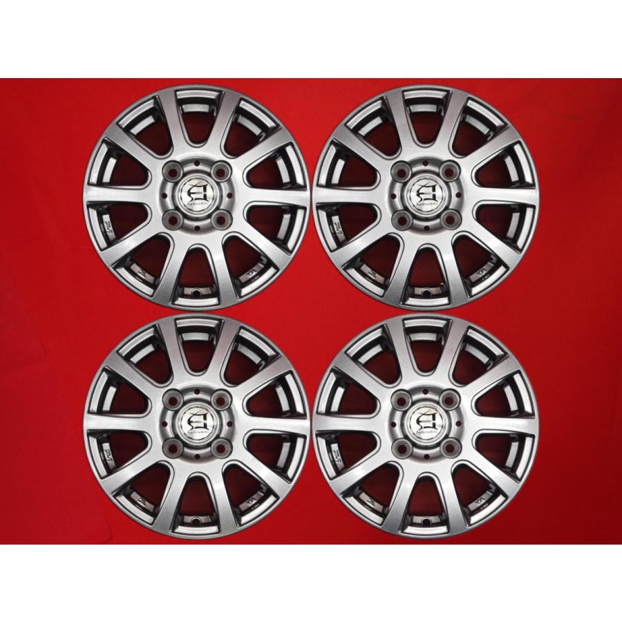 エブリィ　リフトアップ　タイヤホイール4本セット　中古品 Aphrodite アフロディーテ IS 中古ホイール 4本 3.5J 12インチ PCD100