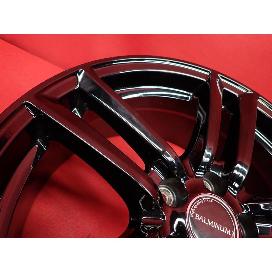 バルミナ BALMINUM S5 中古ホイール 4本 7J 17インチ PCD100 5穴