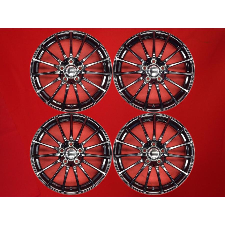 中古アルミ17X7.0エコフォルムCRS101 軽量、日本製4本セット 中古アルミ17X7.0エコフォルムCRS101 軽量、日本製4本セット