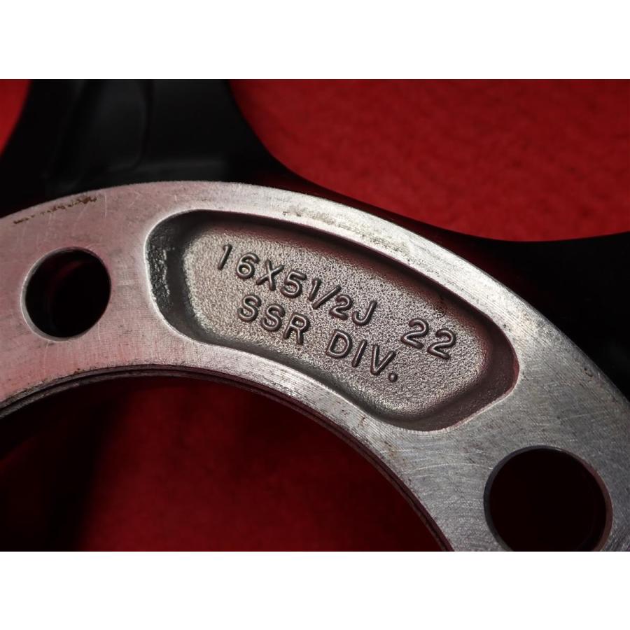1本6.4kg FFT-R製法 軽量 SSR DEVIDE X03J TANABE 中古ホイール 4本