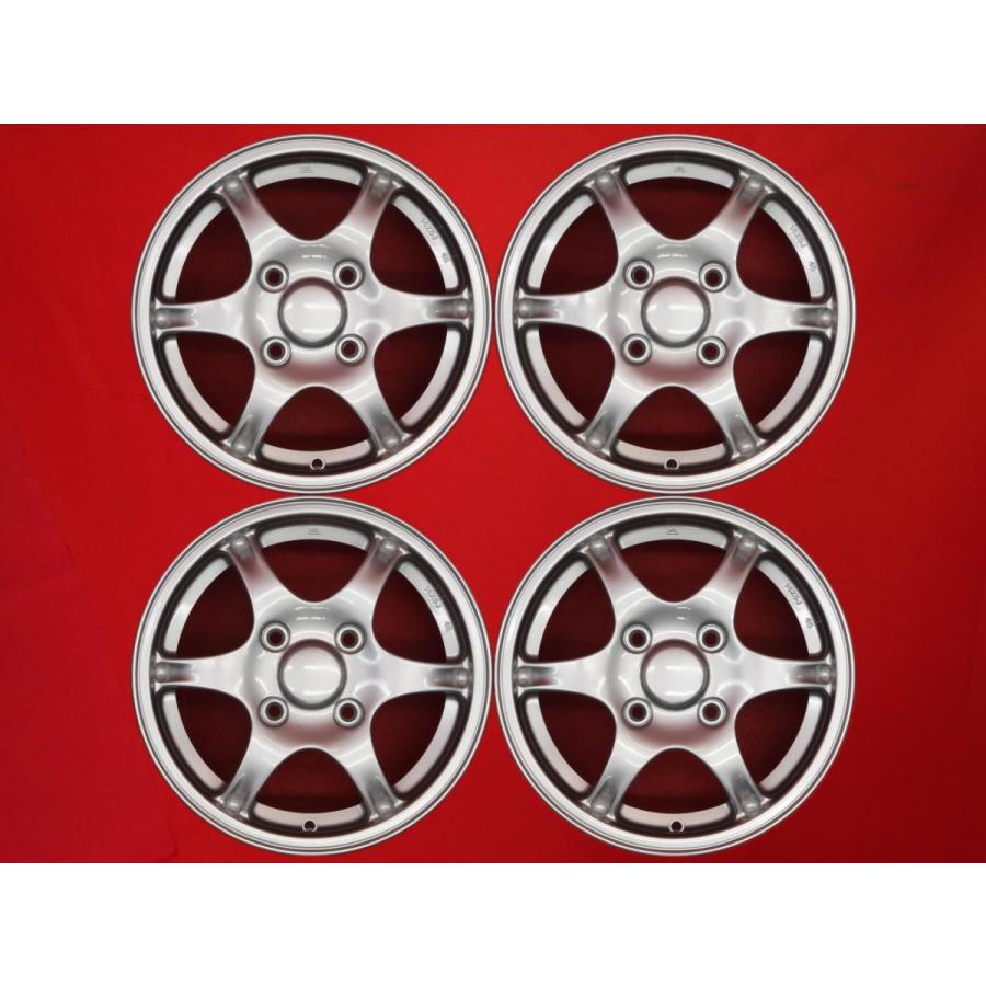 1本4.1kg 超軽量 SUZUKI スズキ カプチーノ 純正 中古ホイール 4本 5J