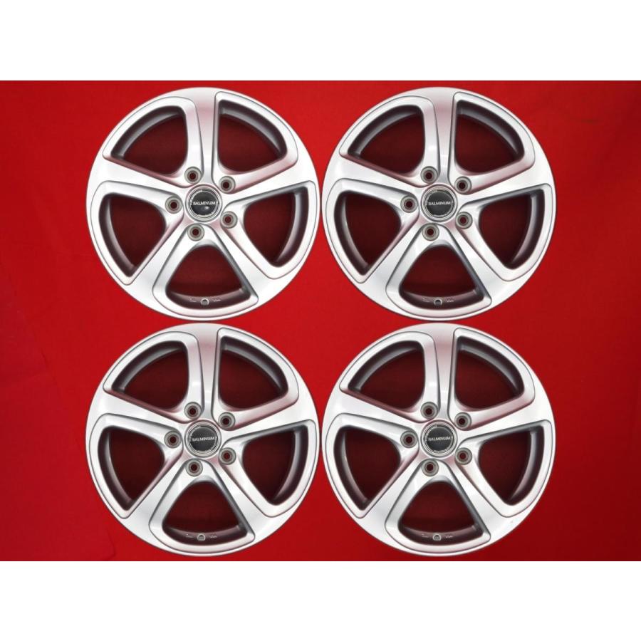 BS BALMINUM バルミナ 社外ホイール 16インチ 4本 6.5J5HPCD114.3+46 ヴォクシー ノア等 (VHH63) クレジットカード QR決済可能 バルミナ BALMINUM KR10 中古ホイール 4本 6.5J 16インチ PCD114.3 5穴