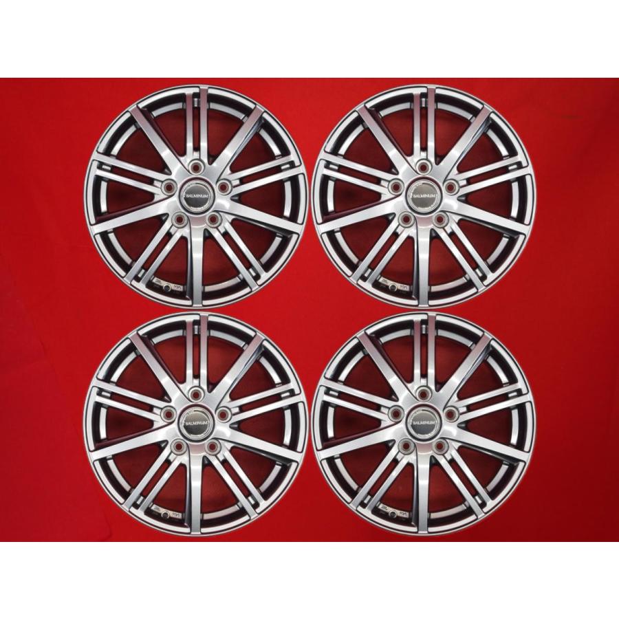 BS BRIDGESTONE BALMINUM T10/TR10 バルミナ 16インチ 4本 6.5J5HPCD114.3+54 オデッセイ ヴォクシー等　(VHB395) バルミナ BALMINUM T10 中古ホイール 4本 6.5J 16インチ PCD114.3 5穴
