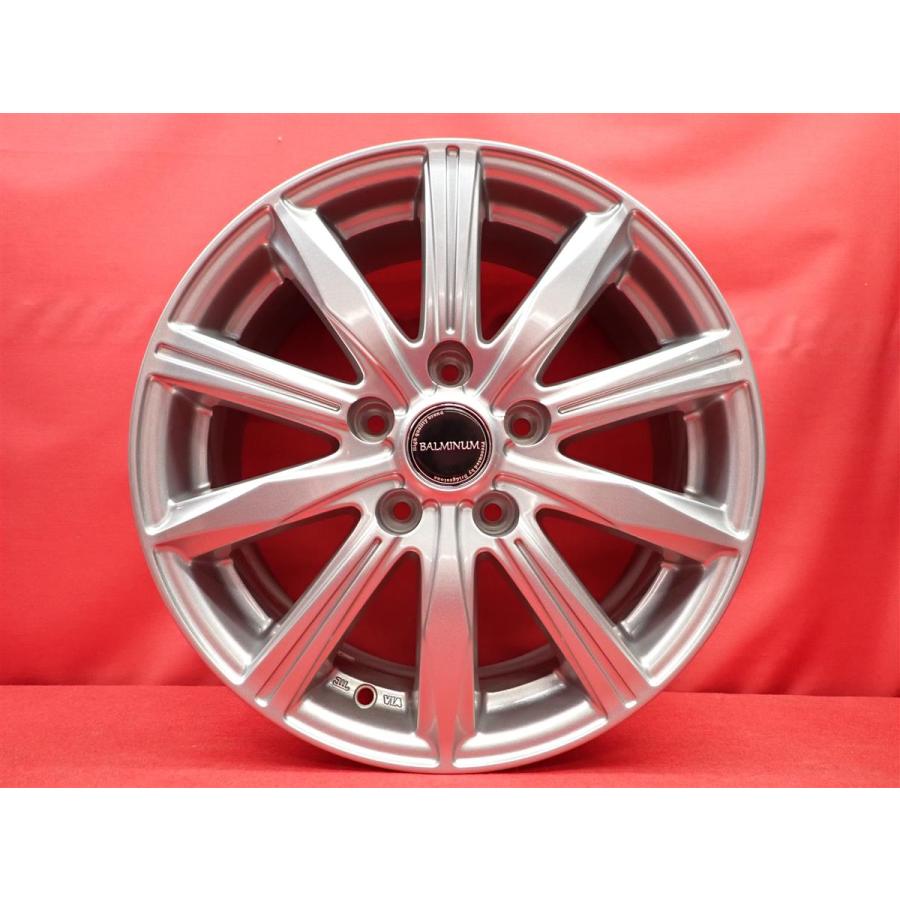 バルミナ BALMINUM KR10 中古ホイール 4本 6.5J 16インチ PCD114.3 5穴