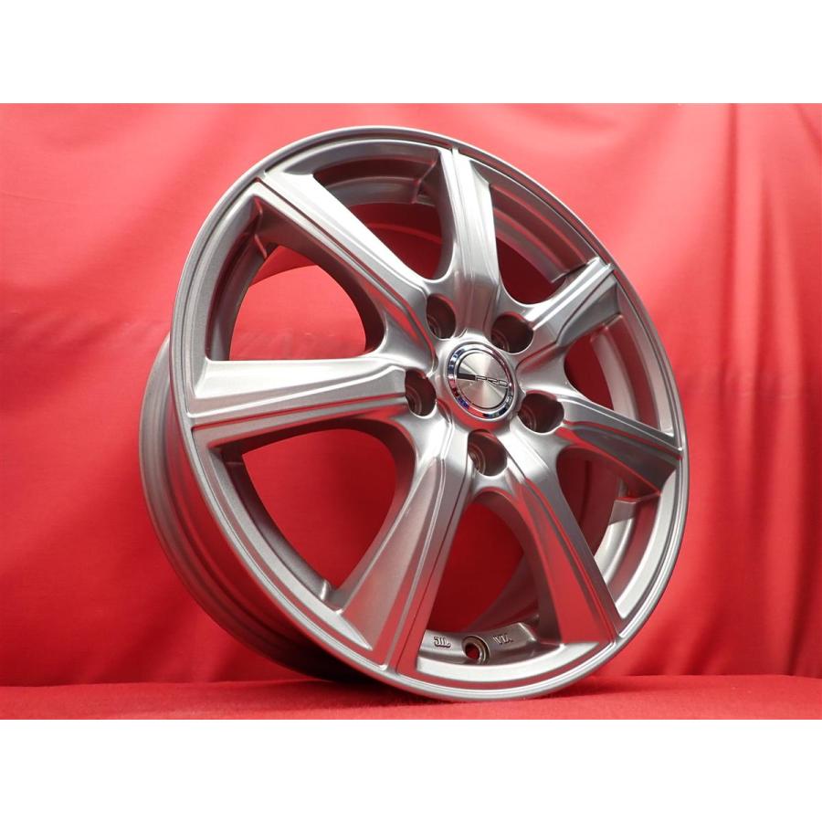 PRD TS7 中古ホイール 4本 6.5J 16インチ PCD114.3 5穴 +53 ハブ73