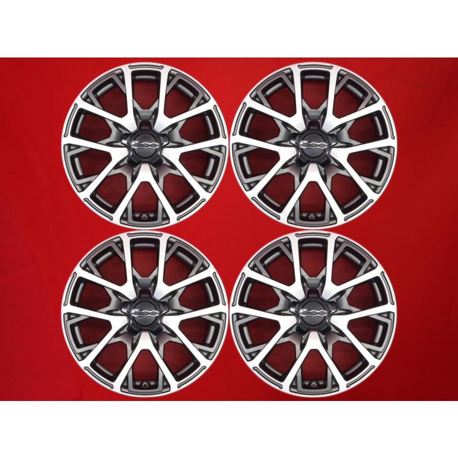 フィアット500用 アルミホイール4本セット FIAT（フィアット） 500 専用 14x6.0J +32 98/4H 4本セット ホイール J