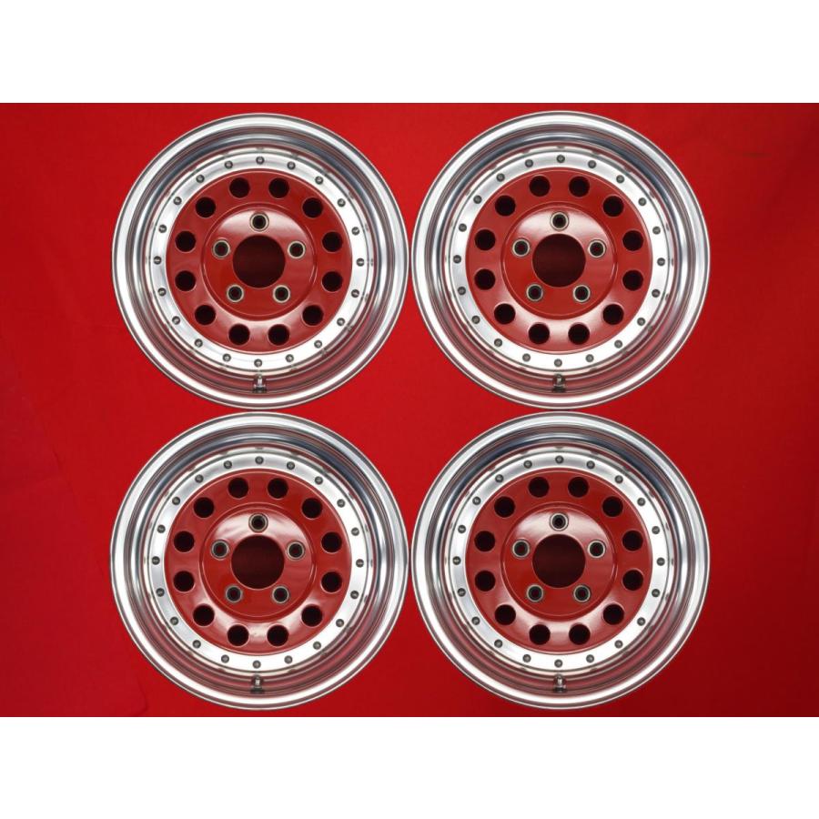 絶版 希少 アメ車 HR ハリケーンレーシング HR385 中古ホイール 4本 8J 