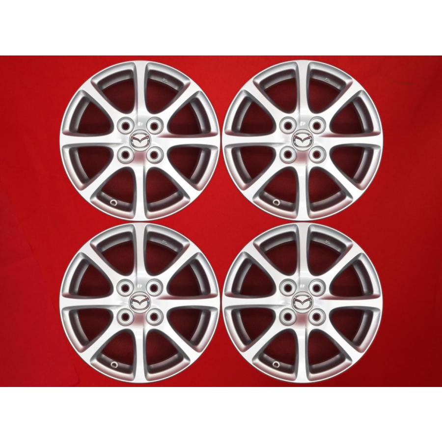 MAZDA マツダ デミオ DE系 純正 8スポーク 中古ホイール 4本 5.5J 14
