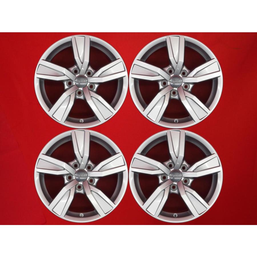 AUDI アウディ A4 8W 純正 中古ホイール 4本 7J 16インチ PCD112 5穴 + 
