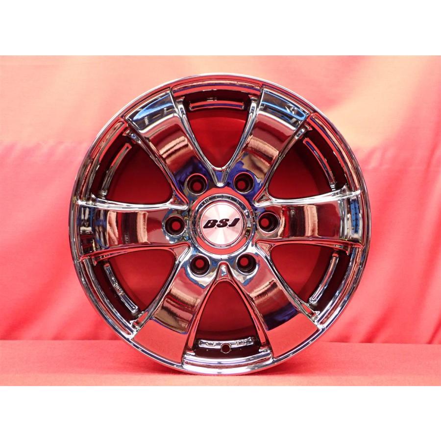 【中古】キャスターホイールSET※交渉中の為即購入はお控え下さい(10/12) B.S.J ビレットスタージャパン 6スポーク 中古ホイール 4本 6.5J