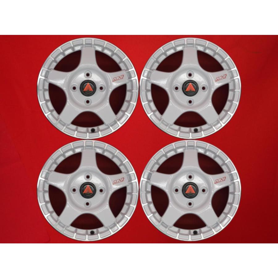 絶版 希少 ADVAN アドバン ART 中古ホイール 4本 6J 15インチ PCD114.3 
