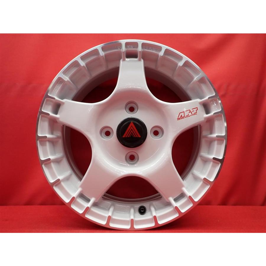 絶版 希少 ADVAN アドバン ART 中古ホイール 4本 6J 15インチ PCD114.3 