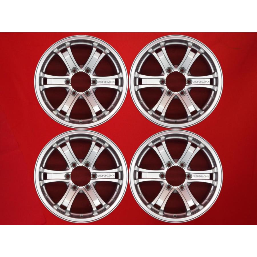 Weds Keeler force17インチ ホイール4本セット 7/27値下げ WEDS KEELER FORCE 6スポーク 中古ホイール 4本 7.5J 17インチ PCD139