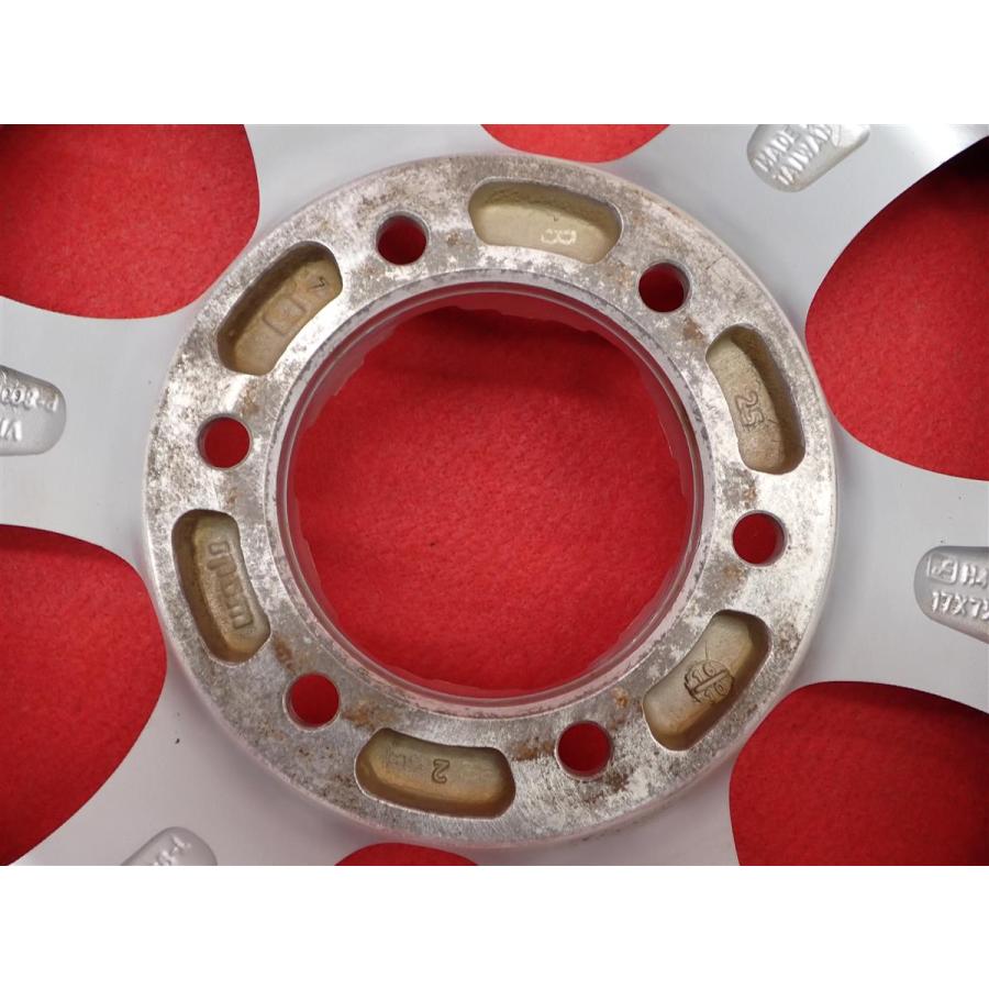 WEDS KEELER FORCE 6スポーク 中古ホイール 4本 7.5J 17インチ PCD139