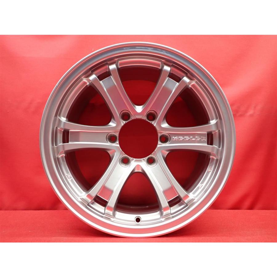 WEDS KEELER FORCE 6スポーク 中古ホイール 4本 7.5J 17インチ PCD139
