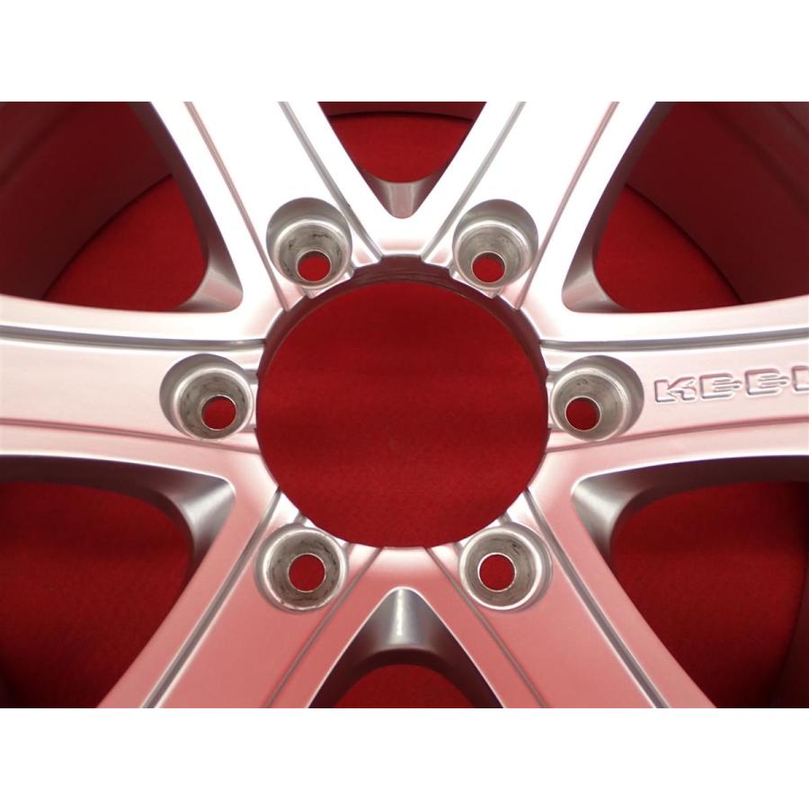 WEDS KEELER FORCE 6スポーク 中古ホイール 4本 7.5J 17インチ PCD139