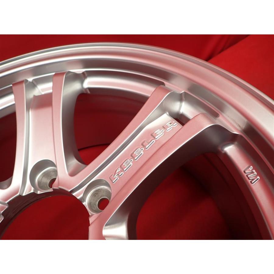 WEDS KEELER FORCE 6スポーク 中古ホイール 4本 7.5J 17インチ PCD139