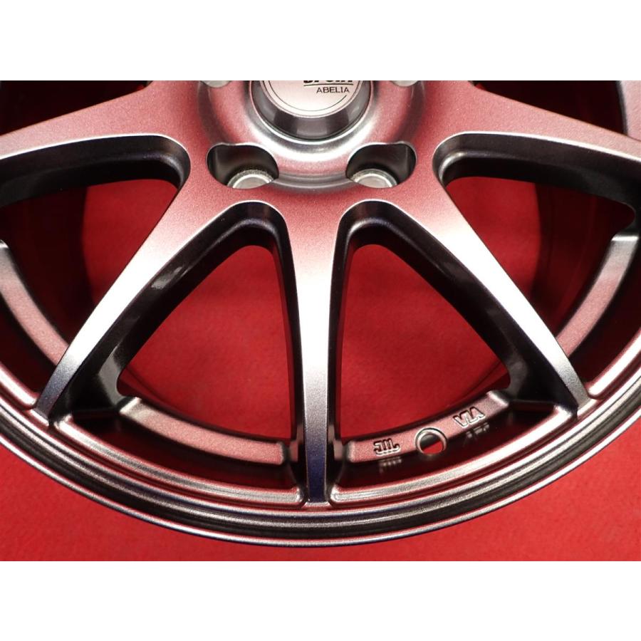 SPORT ABELIA 中古ホイール 4本 6.5J 16インチ PCD114.3 5穴 +38 ハブ 