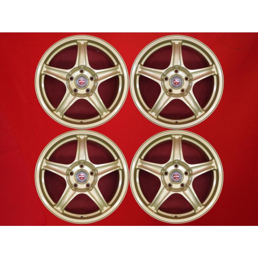 軽量 1本7.4kg WEDS ウェッズスポーツ RS-5 SS TSSC 中古ホイール 4本 