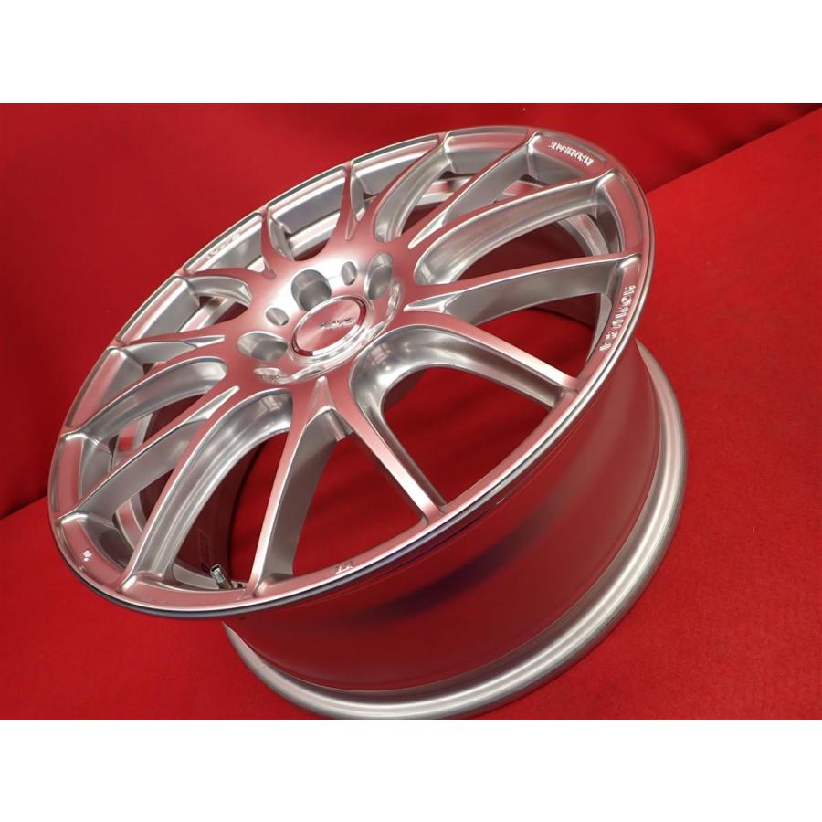 RAYS 軽量1本10.0kg HOMURA ホムラ 2×7Plus 中古ホイール 4本 7.5J 18