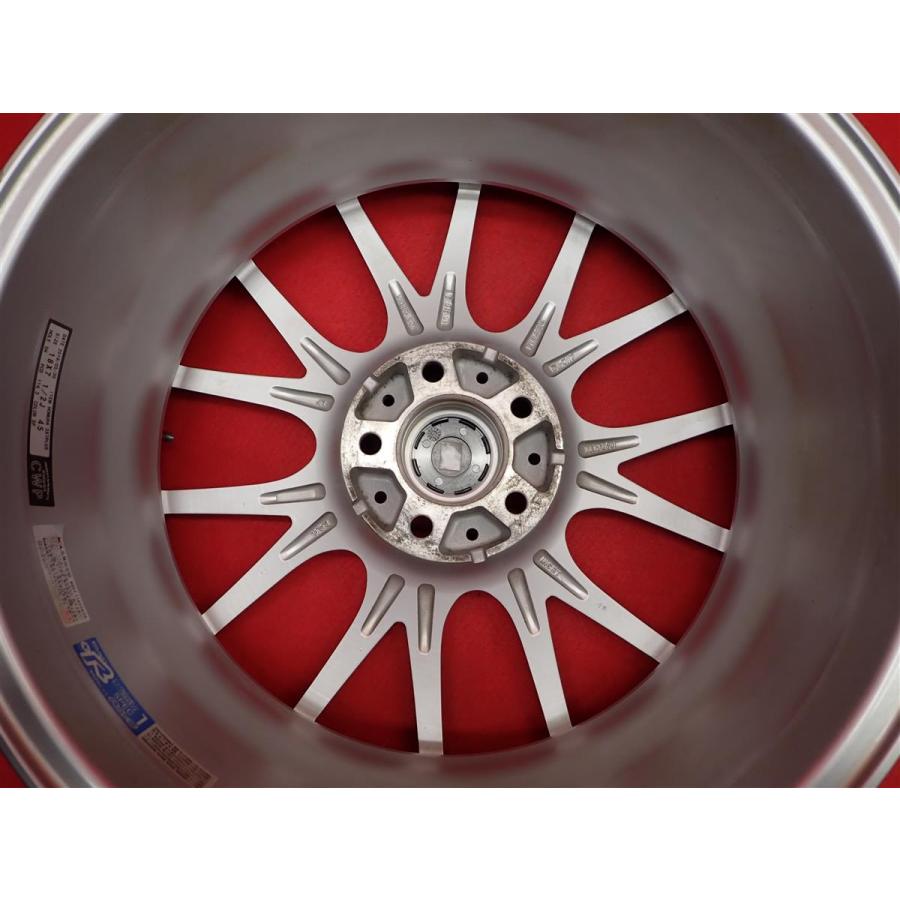 RAYS 軽量1本10.0kg HOMURA ホムラ 2×7Plus 中古ホイール 4本 7.5J 18