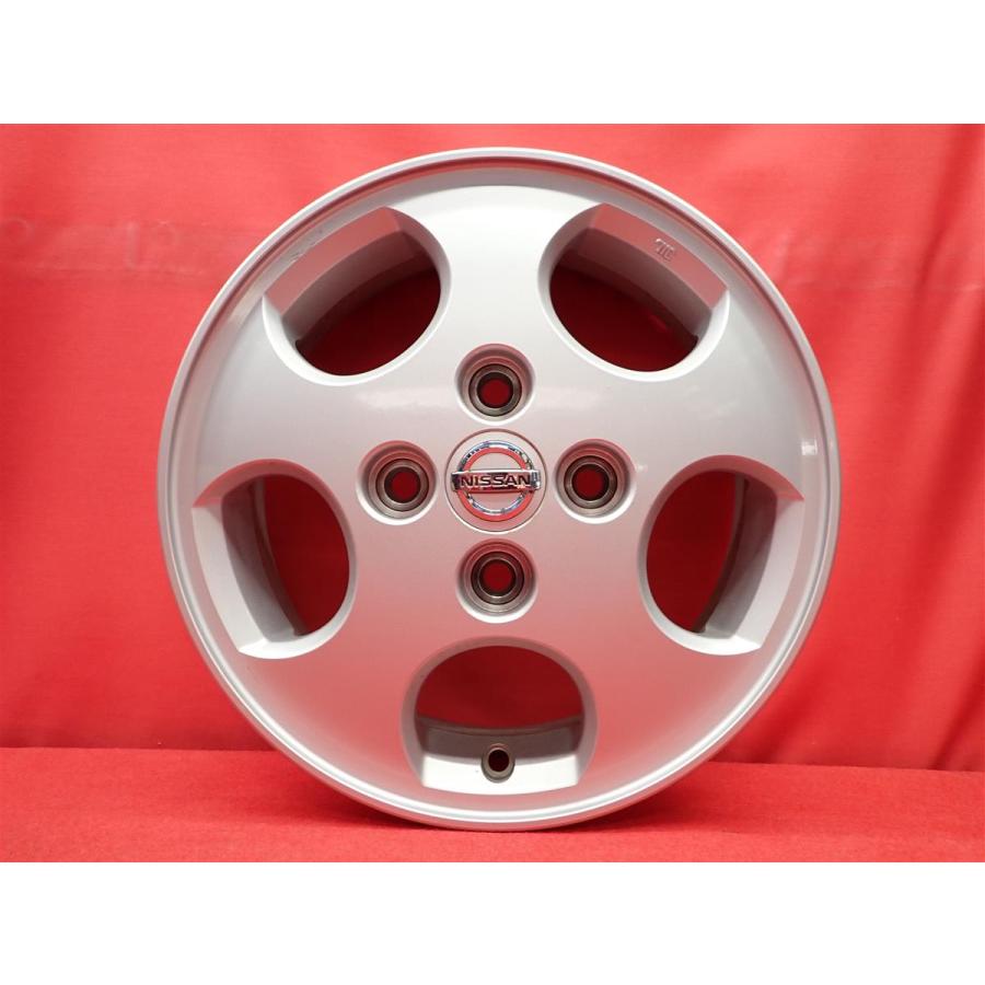 アルミ　13インチ　ホイール　日産オッティ純正 NISSAN ニッサン オッティ 純正 5本スポーク 中古ホイール 4本 4J 13