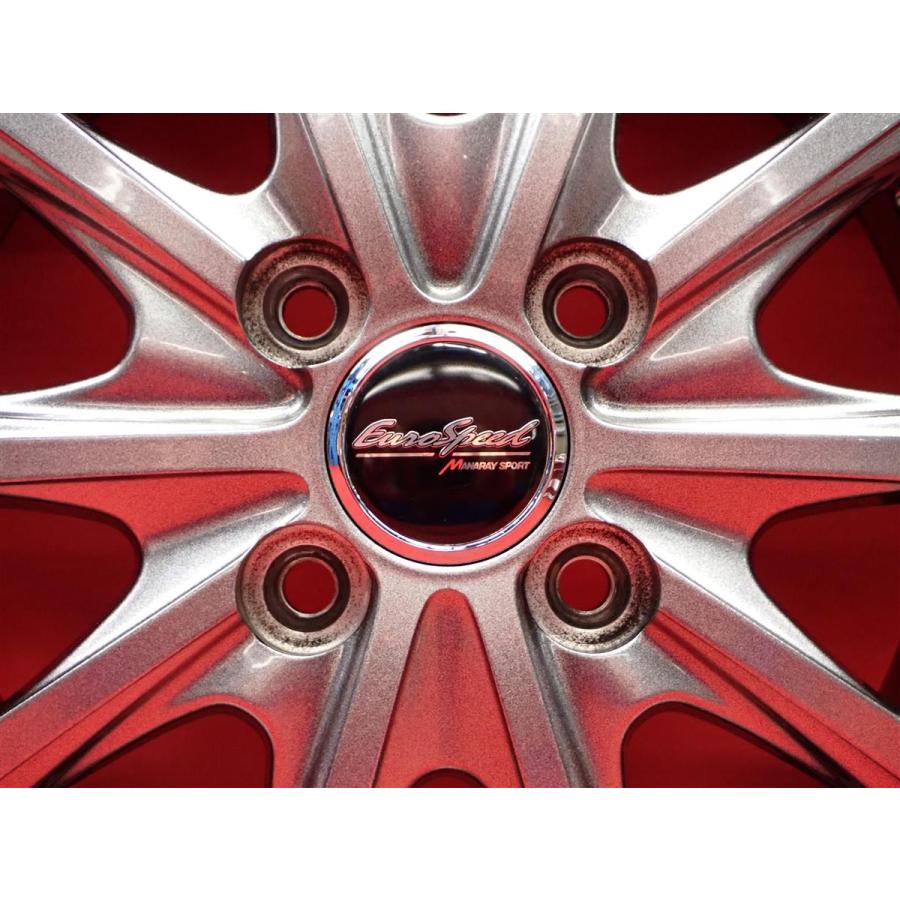 EuroSpeed ユーロスピード V25 中古ホイール 4本 4.5J 13インチ PCD100