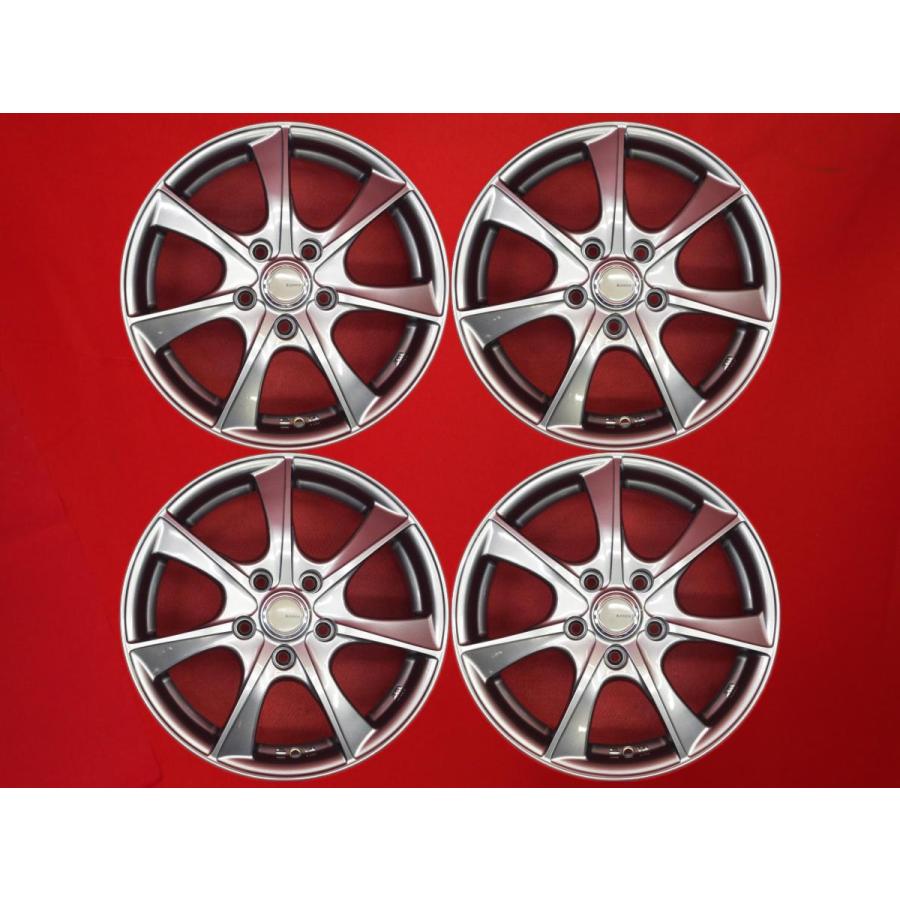 LEBEN レーベン BX 中古ホイール 4本 6J 16インチ PCD114.3 5穴 +40 