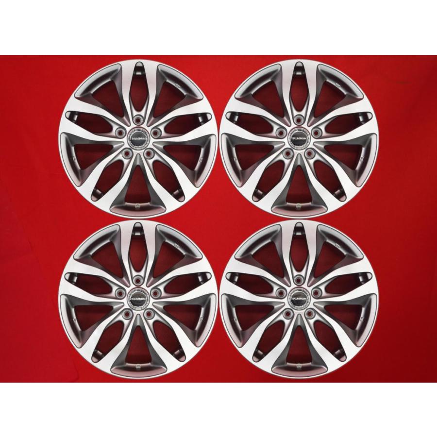 バルミナ BALMINUM DS-M 中古ホイール 4本 7J 17インチ PCD114.3 5穴 +