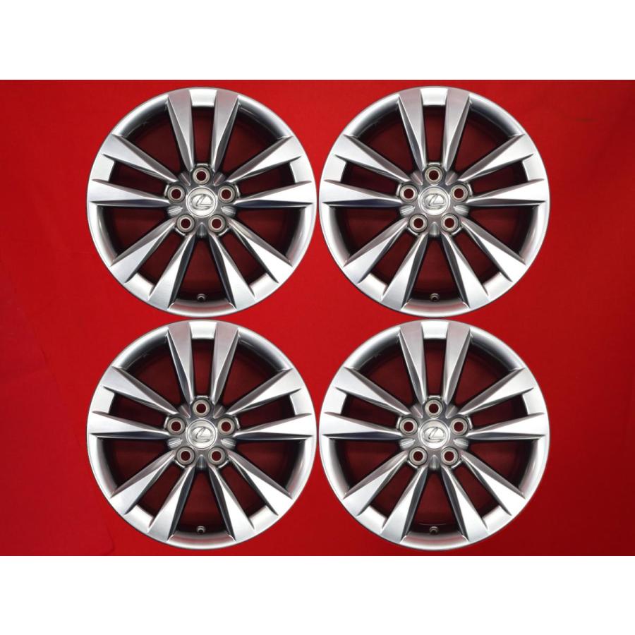 LEXUS レクサス LS460 version L 後期 純正 中古ホイール 4本 7.5J 18
