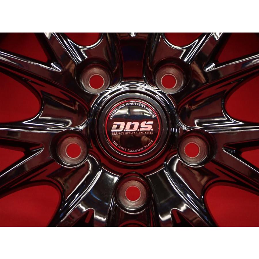 DOS modica 社外ホイール 16インチ 4本 6.5J5HPCD114.3+53 ステップワゴン等 (VHB155) クレジットカード QR決済可能 BADX D.O.S VC-1 中古ホイール 4本 6.5J 16インチ PCD114.3 5穴 +53